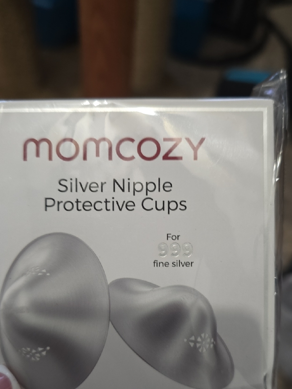 MOMCOZY Silver Nipple Protective Cups - Silver